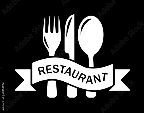 art style restaurant symbol