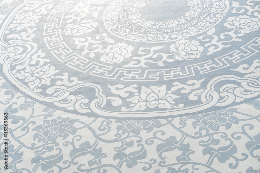 Obraz premium Close up light blue porcelain background