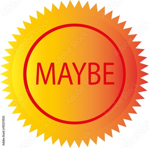 Yes, No and maybe icon