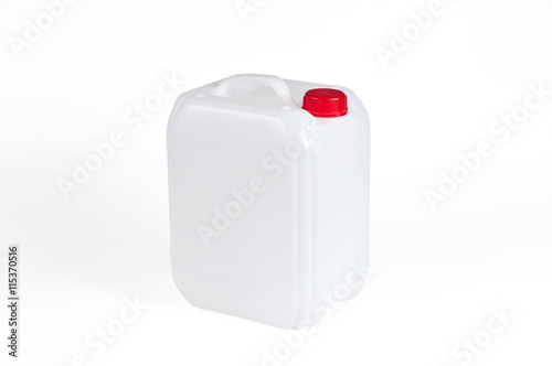 White plastic jerrycan photo