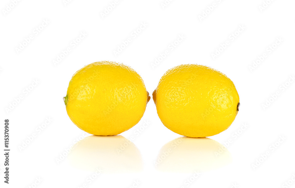 Lemon isolated on white background Lemon isolated on white background