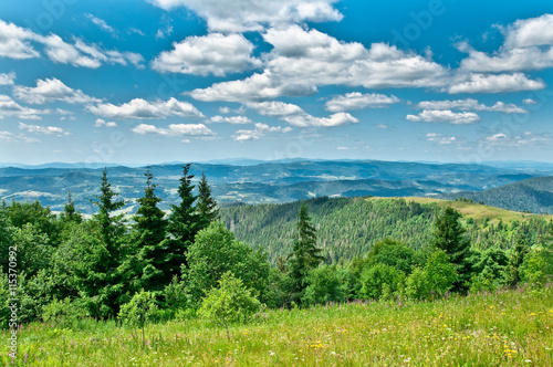 Beautiful mountains landscape