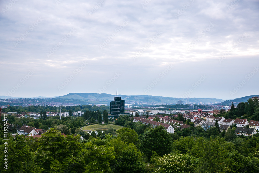 city of Stuttgart in Germany