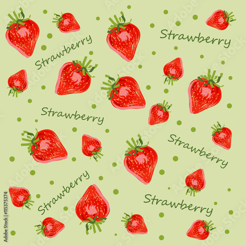 Strawberry background