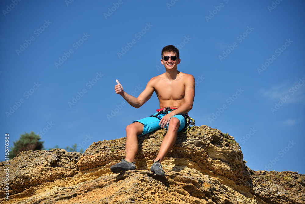 Man Showing Thumb Up