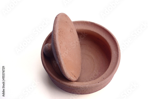 Bild auf Leinwand earthen pot