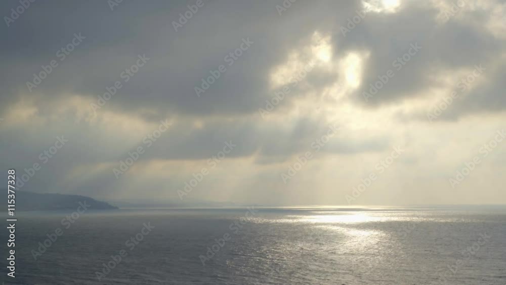 Beautiful sunset at sea - Time Lapse Beautiful sunset at sea - Time Lapse