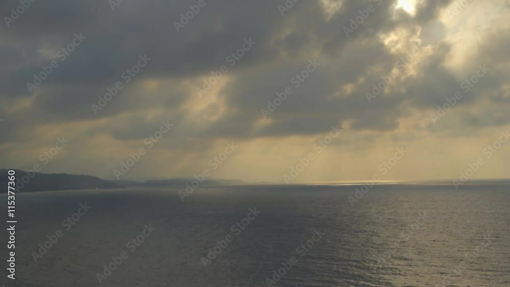 Beautiful sunset at sea - Time Lapse Beautiful sunset at sea - Time Lapse