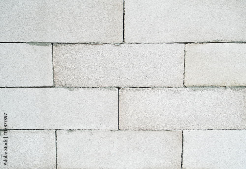 Fototapeta premium Light weight cellular concrete block texture