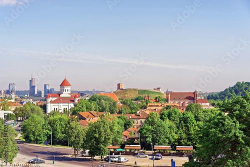Wallpaper Mural Upper Castle and Cathedral of Theotokos in Vilnius of Lithuania Torontodigital.ca