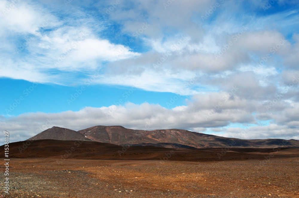 Islanda: il paesaggio islandese il 20 agosto 2012. Il paesaggio islandese è considerato in tutto il mondo unico e diverso da qualsiasi altro sul pianeta