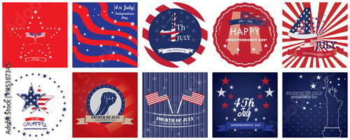 Independence day, Vector illustration