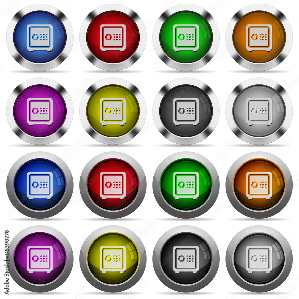 Strong box glossy button set Strong box glossy button set