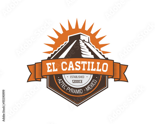 Modern Country & City Badge - Mexico
