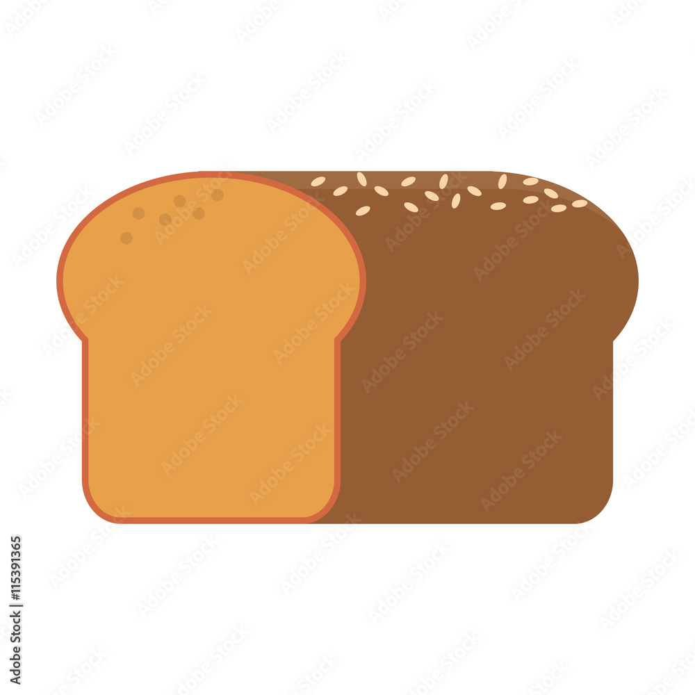 bread bakery food icon Isolated vector illustration bread bakery food icon Isolated vector illustration