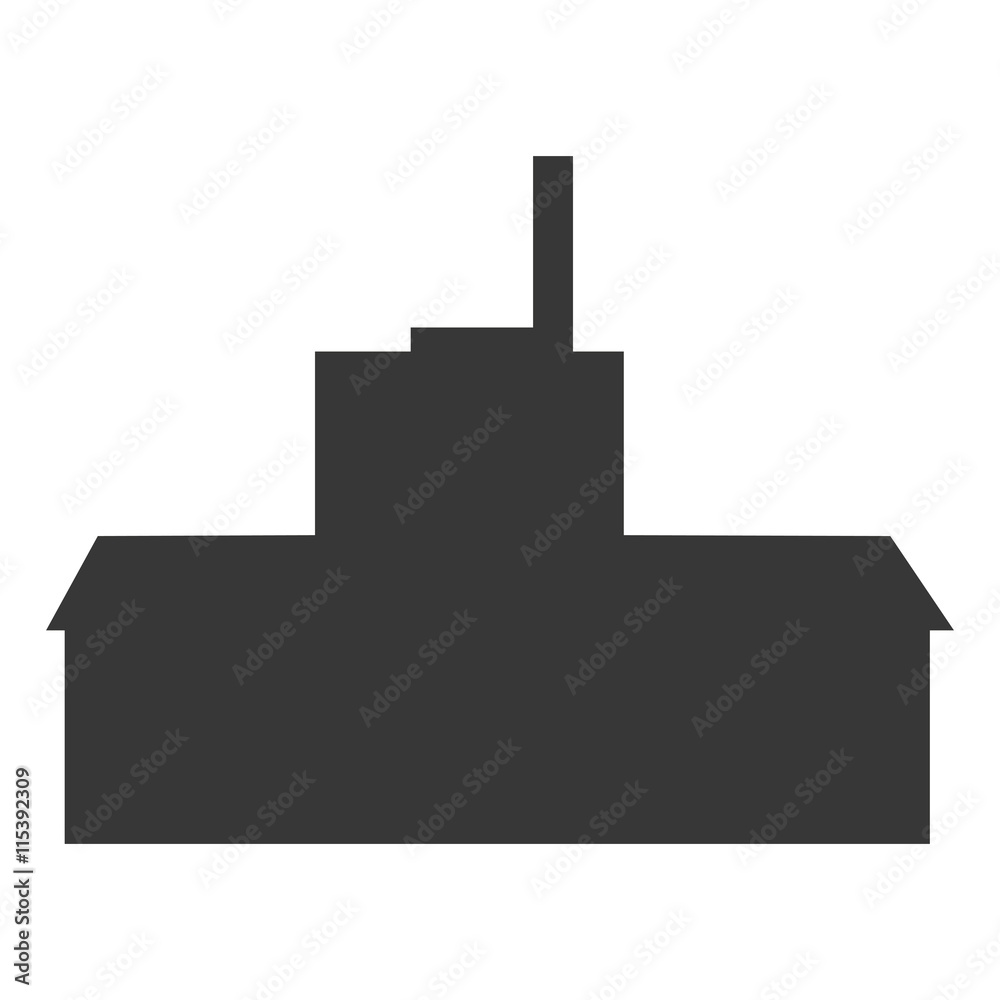 Factory industry industrial icon Isolated vector illustration Factory industry industrial icon Isolated vector illustration