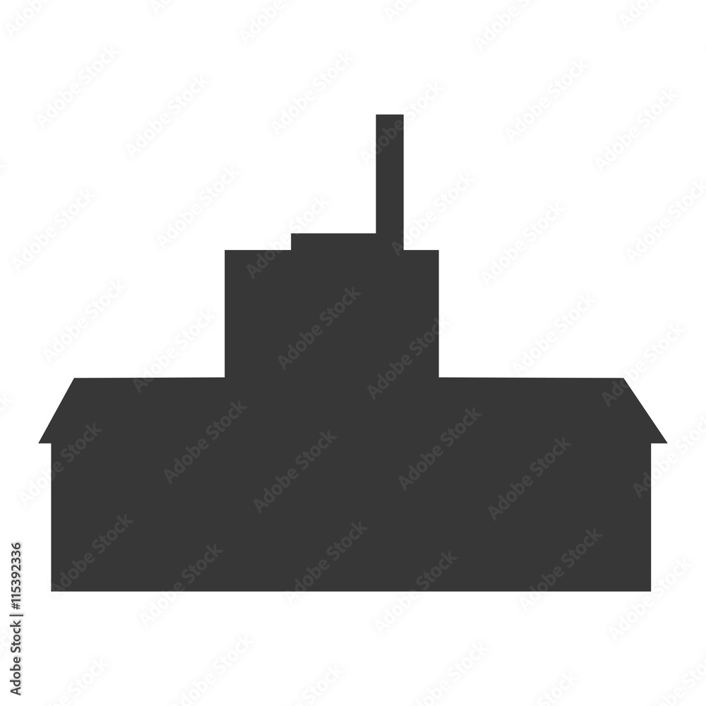 Factory industry industrial icon Isolated vector illustration Factory industry industrial icon Isolated vector illustration
