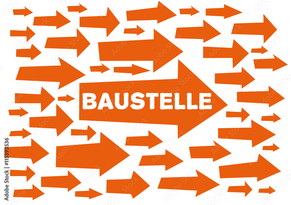 Chart Pfeile Baustelle Chart Pfeile Baustelle