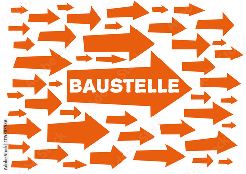 Chart Pfeile Baustelle