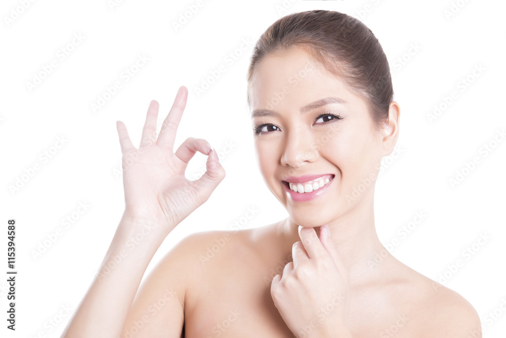portrait of beautiful young asian woman with flawless skin portrait of beautiful young asian woman with flawless skin