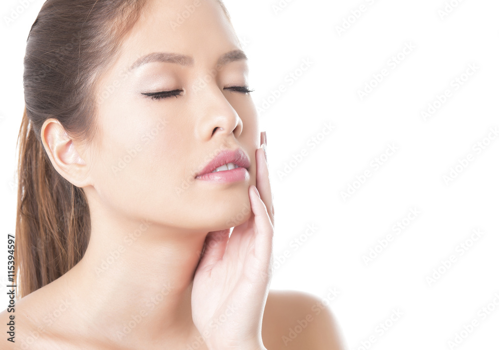 portrait of beautiful young asian woman with flawless skin portrait of beautiful young asian woman with flawless skin