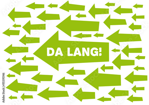 Chart Pfeile da lang