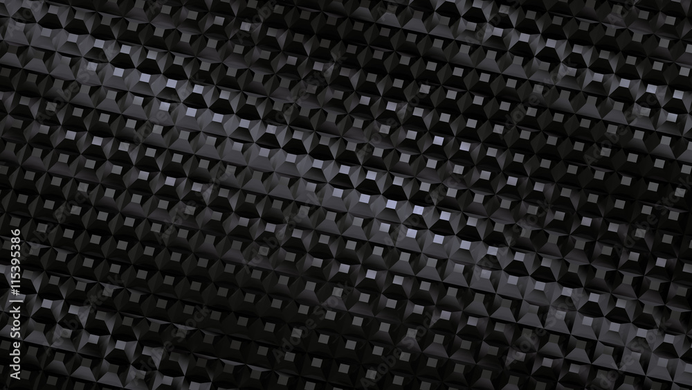 Dark gray abstract 3d background design with topped pyramids Dark gray abstract 3d background design with topped pyramids