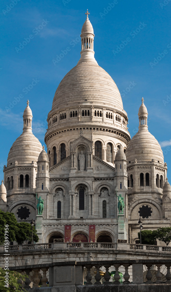 The Sacre Coeur basilica, Paris, France.