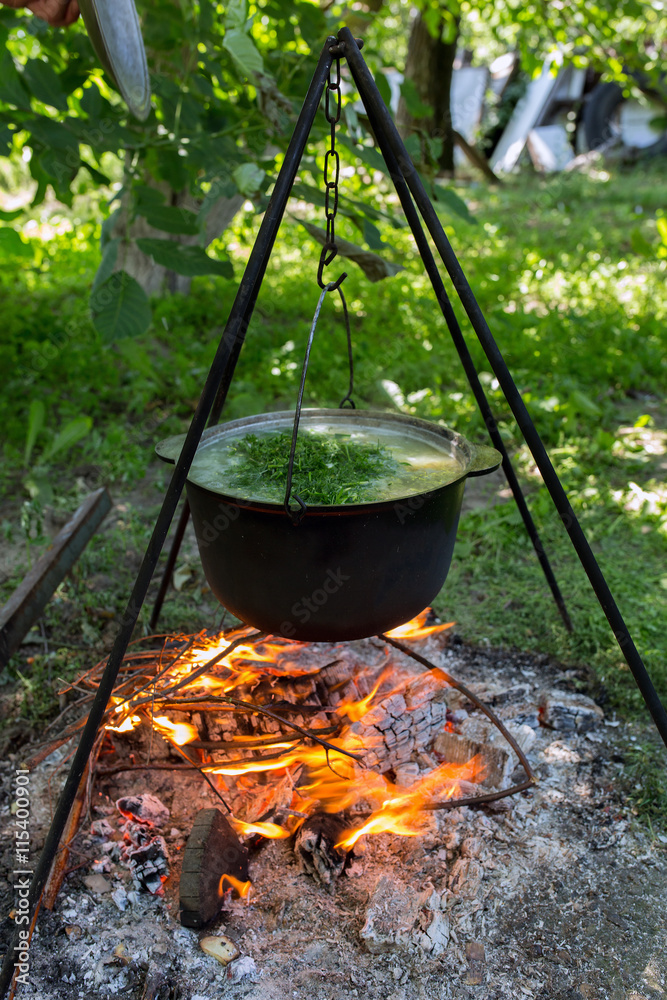 Pot on the fire Pot on the fire