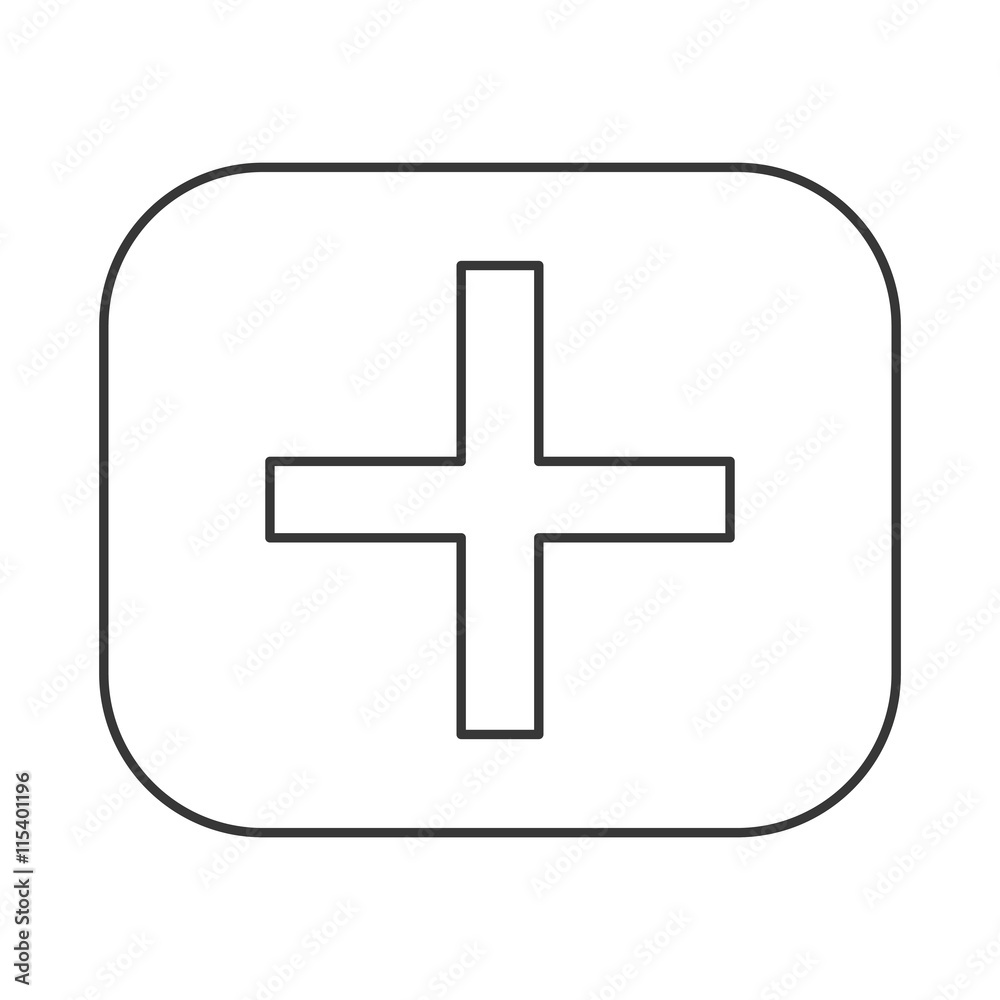 addition math symbol icon isolated vector illustration addition math symbol icon isolated vector illustration