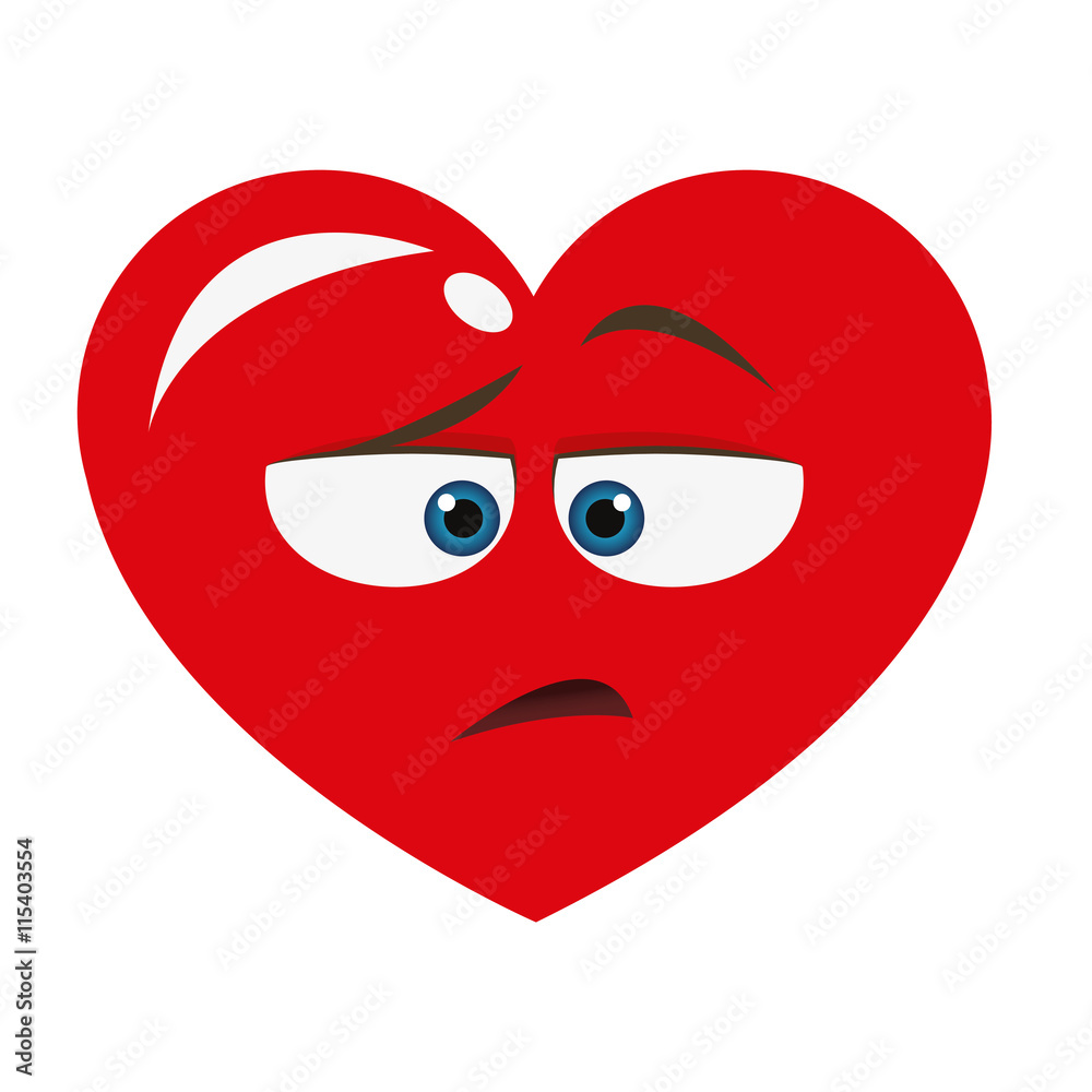 flat design dislike heart cartoon icon vector illustration flat design dislike heart cartoon icon vector illustration
