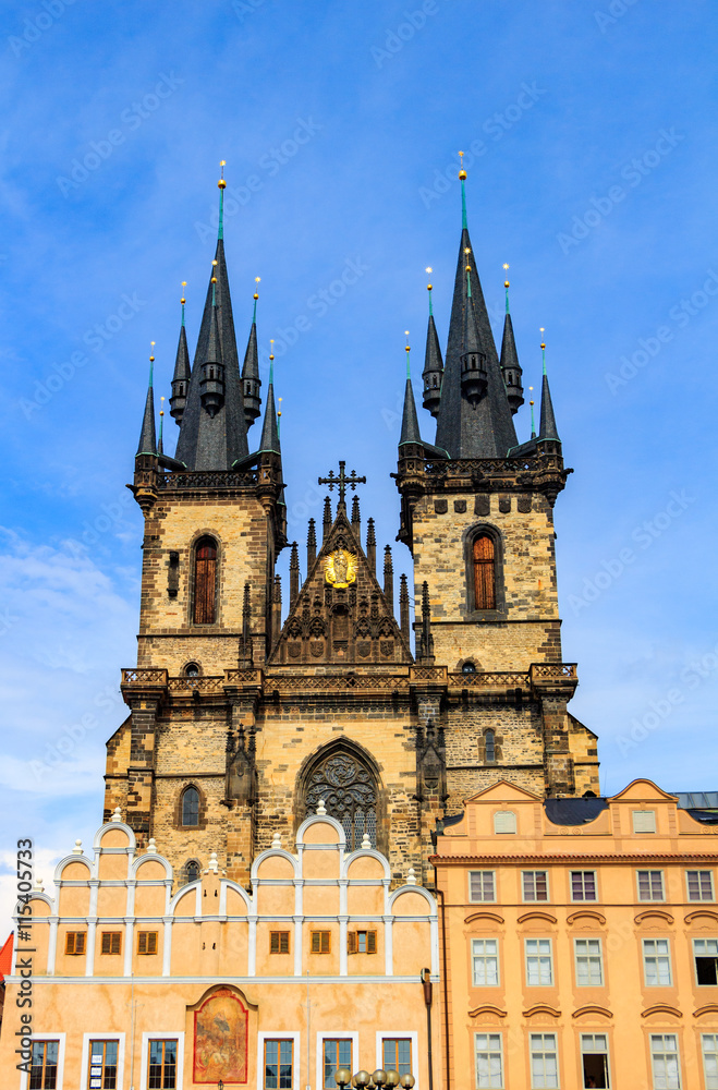 Church of Mother of God in front of Tyn, Prague, Czech Republic