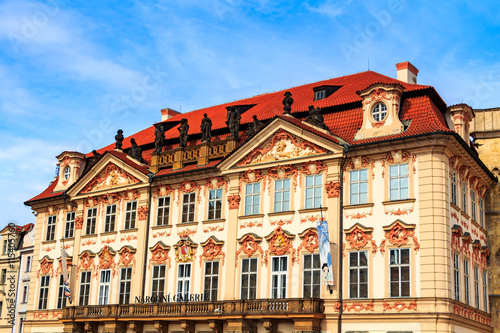 Traditional architecture in Old Town square, Prague, Czech Republic © daliu