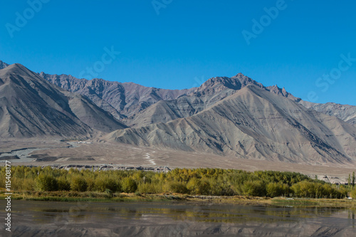 Mountain range, Leh, Ladakh, India