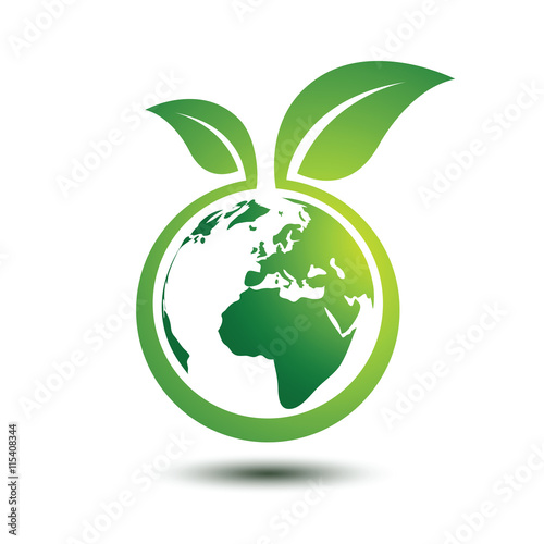 Green earth vector