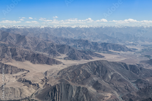 Mountain range, Leh, Ladakh, India