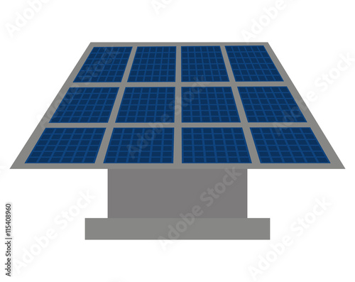 panel solar  isolated icon design