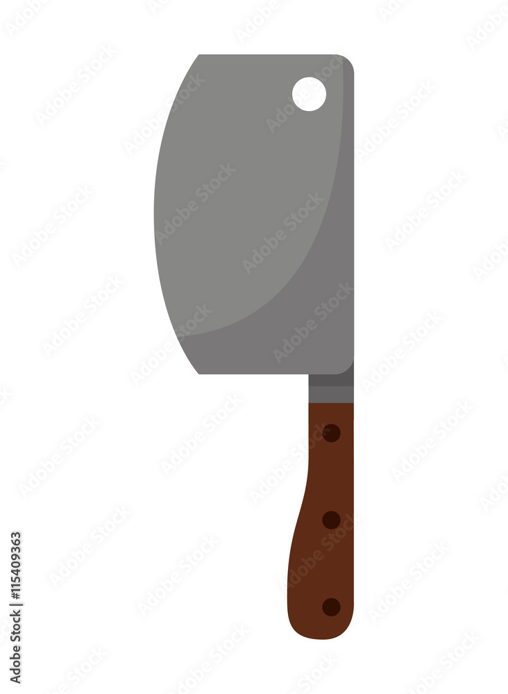 butcher knife isolated icon design butcher knife isolated icon design