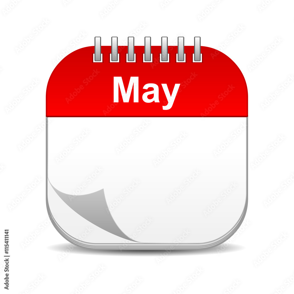 may calendar icon Stock Illustration Adobe Stock
