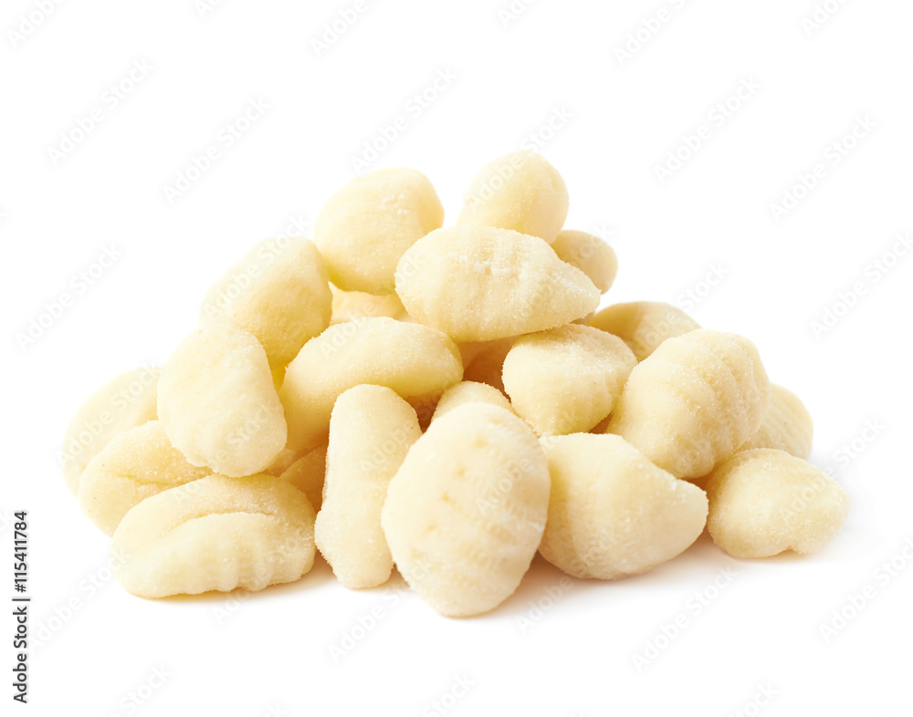 Pile of gnocchi dough dumplings Pile of gnocchi dough dumplings