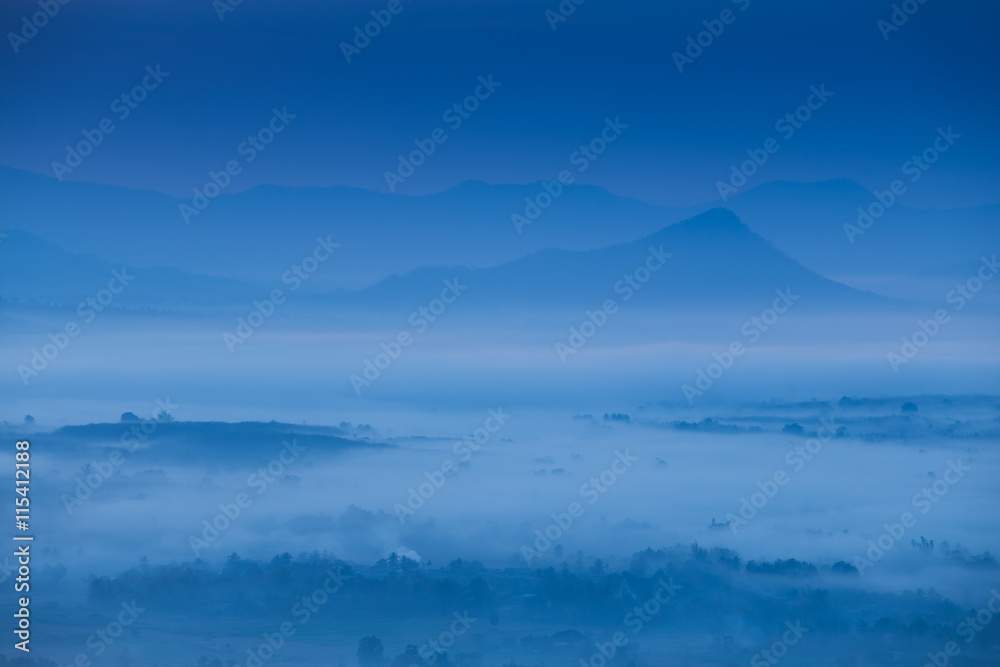 fog and cloud mountain valley sunrise landscape fog and cloud mountain valley sunrise landscape