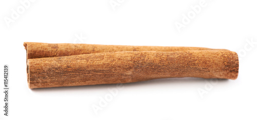 Cinnamon stick isolated