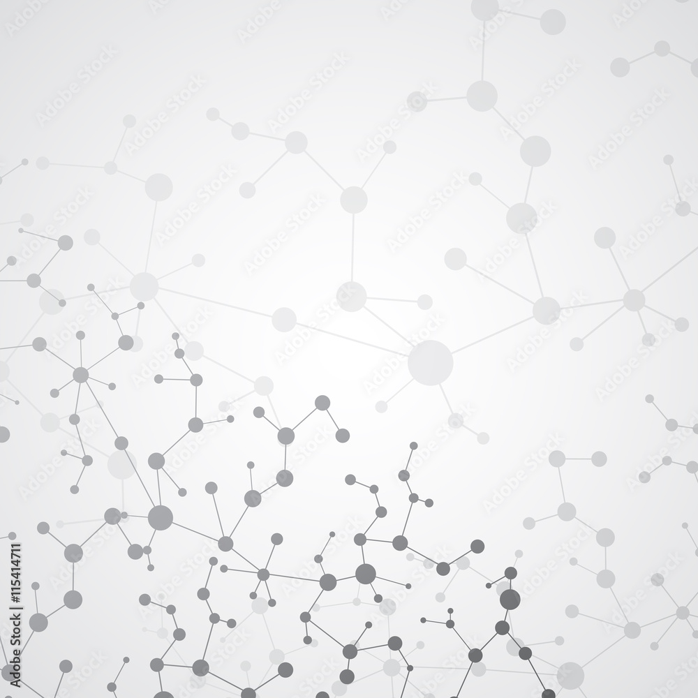 Structure molecule and communication Dna, atom, neurons. Science concept for your design. Connected lines with dots. Medical, technology, chemistry, science background. Vector illustration. Structure molecule and communication Dna, atom, neurons. Science concept for your design. Connected lines with dots. Medical, technology, chemistry, science background. Vector illustration.