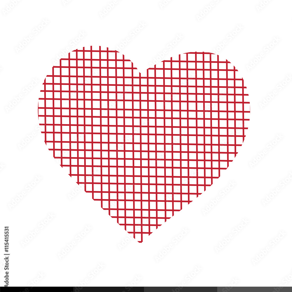 Heart icon Illustration design Heart icon Illustration design