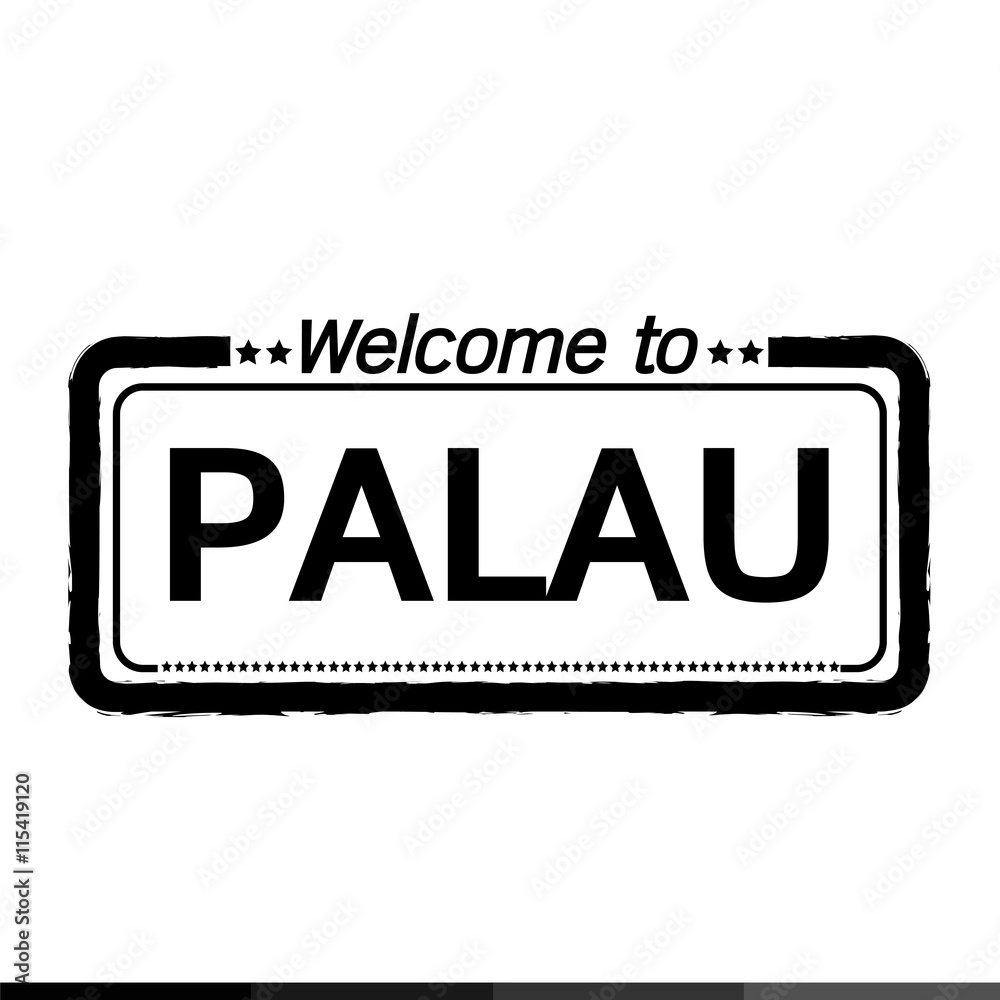 Welcome to PALAU illustration design Welcome to PALAU illustration design
