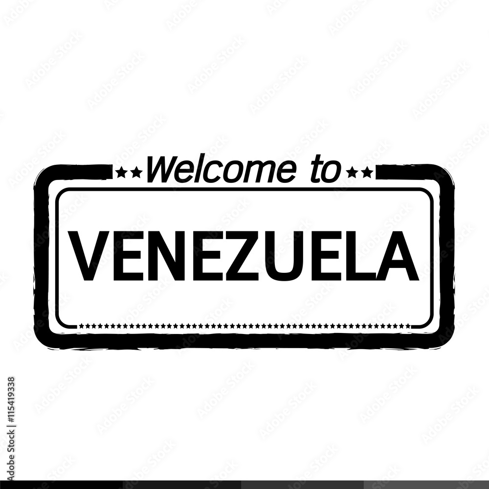 Welcome to VENEZUELA illustration design Welcome to VENEZUELA illustration design
