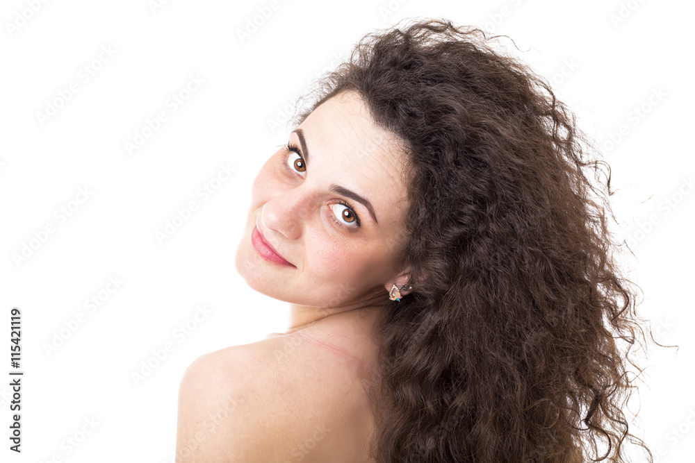 Closeup portrait of a sexy young girl posing Closeup portrait of a sexy young girl posing