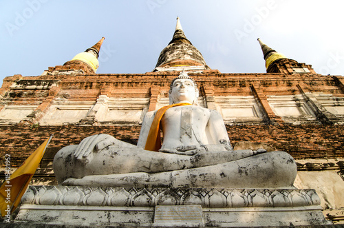 Canvas Print Temples in Ayutthaya, Thailand
