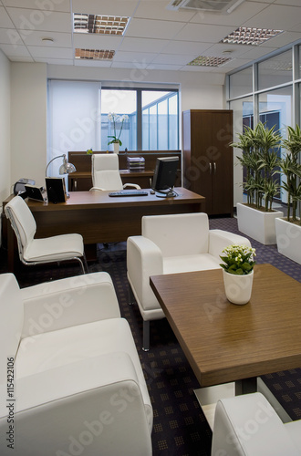 Modern interior of office.