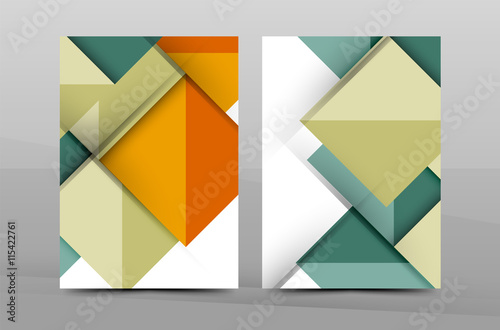 Geometric abstract background